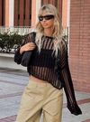 Princess Polly The Kennedy Sweater In Black