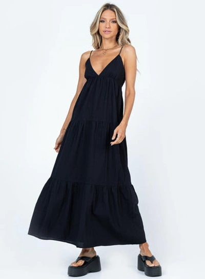 Princess Polly Chelsea Maxi Dress In Black