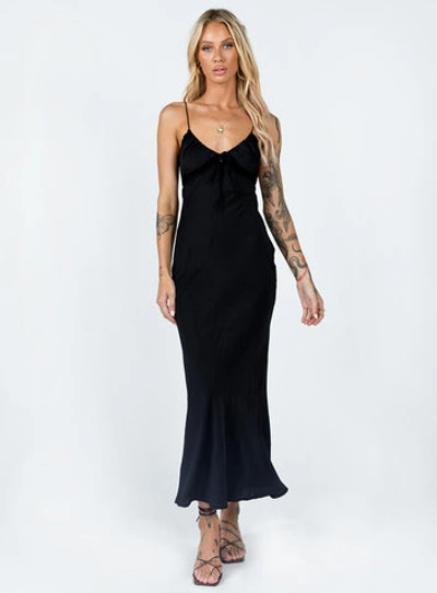 Princess Polly Emily Maxi Dress In Black