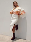 Princess Polly Tanna Midi Skirt In Cream