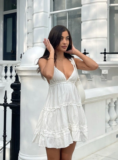 Princess Polly Romeo Mini Dress In White