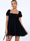 Princess Polly Let's Dance Mini Dress In Black