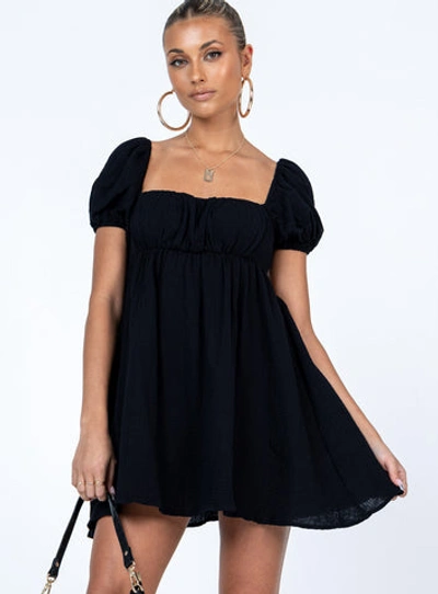 Princess Polly Let's Dance Mini Dress In Black