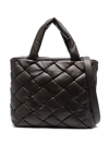 OFFICINE CREATIVE QUILTED TOTE BAG