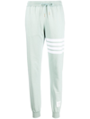 Thom Browne 4-bar Stripe Cotton Sweatpants In Green