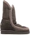 MOU ESKIMO SHEARLING-LINED SUEDE BOOTS