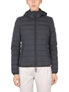Parajumpers Hooded Down Jacket In Nero