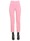 Baum Und Pferdgarten Neah Striped Cotton Straight Trousers In Pink
