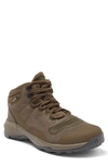 Keen Tempo Flex Waterproof Mid Hiking Boot In Brown/ Brown