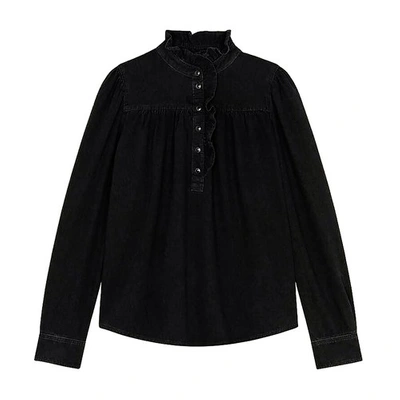 Ba&sh Milac Shirt In Black