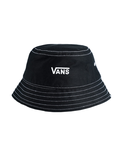 Vans Level Up Logo Bucket Hat In Black