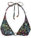 Vilebrequin Evening Birds Triangle Bikini Top In Nocolor
