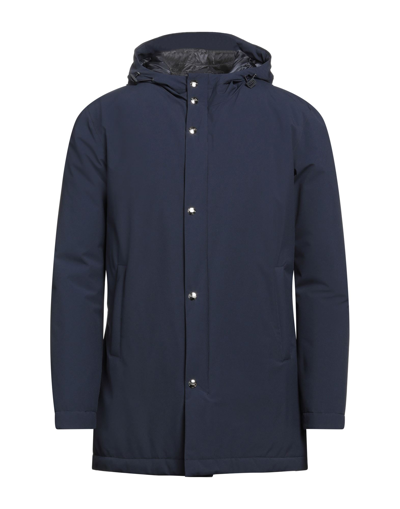 Herno Coats In Blue