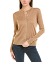 Brooks Brothers Wool Cardigan In Brown