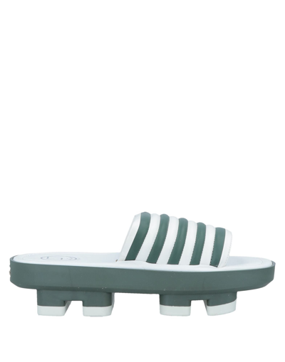 Let's Thongue Sandals In Green