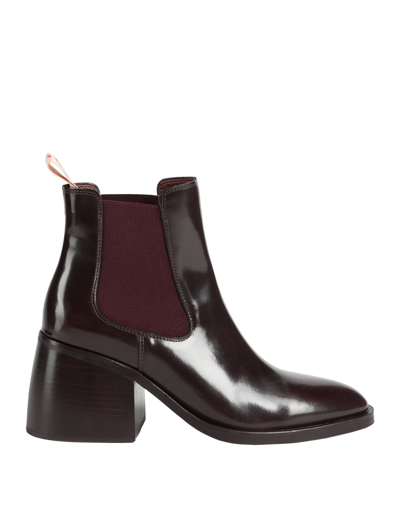See By Chloé Ankle Boots In Red