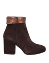 Silvia Rossini Ankle Boots In Dark Brown