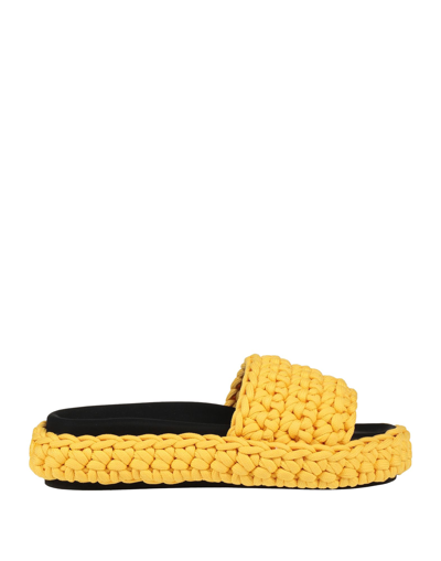 Ndegree21 Sandals In Yellow
