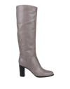 Sergio Rossi Knee Boots In Grey
