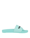 Balenciaga Sandals In Sky Blue