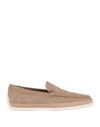 Tod's Round Toe Espadrilles In Beige