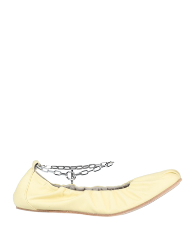 Vic Matie Ballet Flats In Yellow