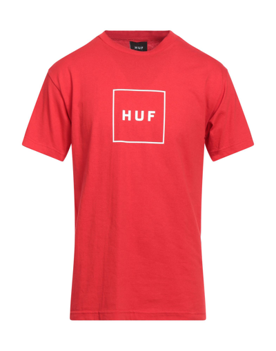 Huf T-shirts In Red