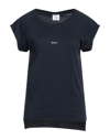 Merci .., Woman T-shirt Midnight Blue Size Xs Cotton