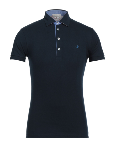 Brooksfield Polo Shirts In Dark Blue