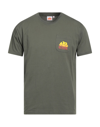 Sundek T-shirts In Military Green