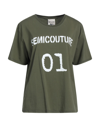 Semicouture T-shirts In Green