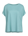 Majestic T-shirts In Light Green