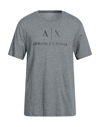 Armani Exchange T-shirts In Grey