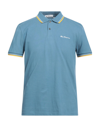 Ben Sherman Polo Shirts In Pastel Blue