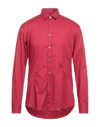 Grey Daniele Alessandrini Shirts In Red