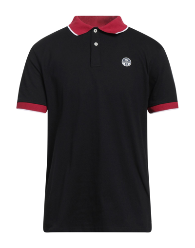 North Sails Polo Shirts In Black