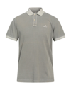 Gant Polo Shirts In Sage Green