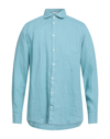 Massimo Alba Shirts In Pastel Blue