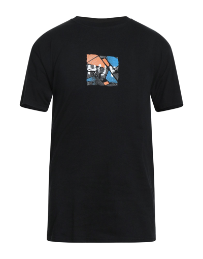 Huf T-shirts In Black