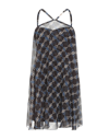 Elisabetta Franchi Short Dresses In Black