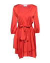 Soallure Short Dresses In Red