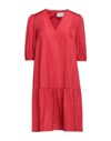 Violanti Short Dresses In Red