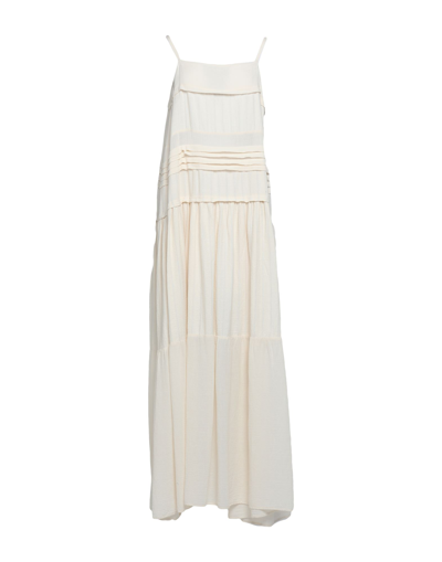 8pm Long Dresses In White