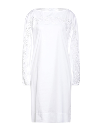 Clips More Short Dresses In White