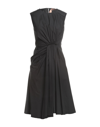Ndegree21 Midi Dresses In Black
