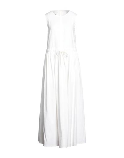 Mm6 Maison Margiela Long Dresses In White