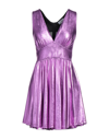 Simona-a Short Dresses In Purple