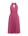 Biancoghiaccio Midi Dresses In Purple