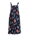 SEE BY CHLOÉ SEE BY CHLOÉ WOMAN MIDI DRESS MIDNIGHT BLUE SIZE 10 POLYESTER