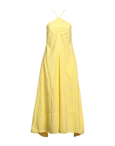 Ndegree21 Long Dresses In Yellow